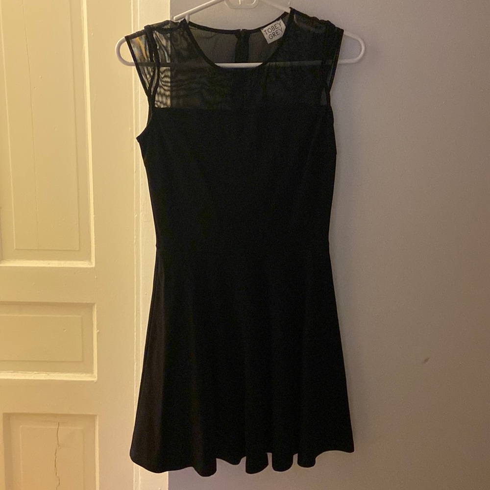 Toby grey black dress
